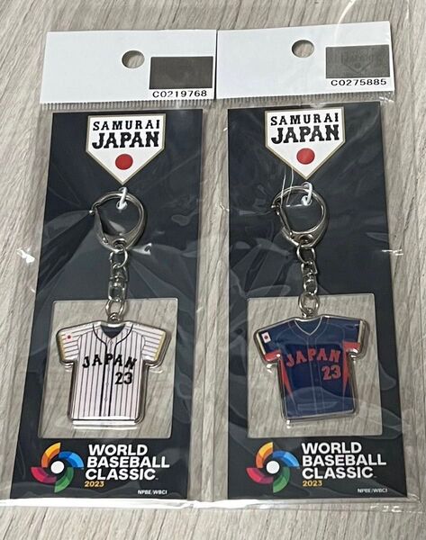 WBCユニフォーム型キーホルダー2個セット 23・ヌートバー選手