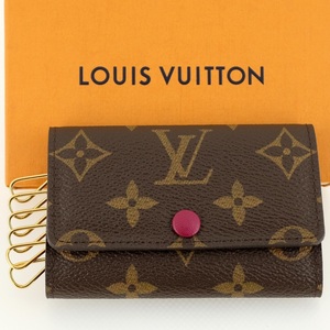 【未使用品】LOUIS VUITTON ルイヴィトン ミュルティクレ6 キーケース6本 モノグラム フューシャ M60701