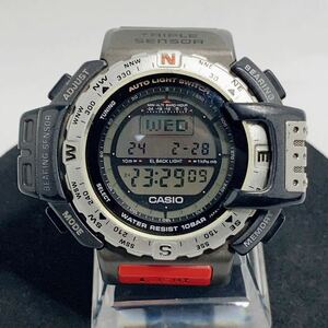 CASIO カシオ PRO TREK プロトレック Fishing Gear PRT-40FGJ デジタル 腕時計 稼働品 本体のみ トリプルセンサー 釣り 