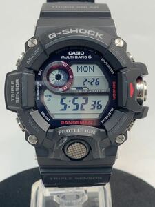 CASIO カシオ G-SHOCK RANGEMAN レンジマン GW-9400J 電波ソーラー タフソーラー 腕時計 稼働品 マルチバンド6 トリプルセンサー