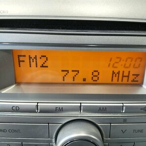 ★MJ23S マツダ AZワゴン XSスペシャル 平成23年 純正 オーディオ CDプレイヤー PS-3075J-C 39101-70K02-ZML 上フタ欠品★の画像4