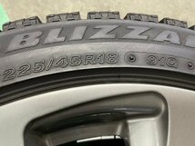 ★BS VRX 冬　社外 BALMINUM 18インチ アルミ ホイール　4本　18×7.5J ＋42 PCD114.3 5穴 ハブ径73　225/45R18　クラウン等に★_画像7