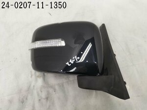 ★MK21S スズキ　パレット XS　平成21年　純正　運転席側　右　ドアミラー サイドミラー　7ピン　ZJ3 ブラックパール 黒★