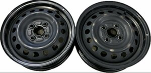 ★予約品!! tigian_koba様 B21W 日産 デイズ　純正 14インチ スチール ホイール　2本　14×4.5J ＋46 PCD100 4穴 ハブ径56★