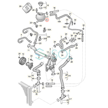 VW ポロ(9N_ 6R1 6C1) ラジエーター エクスパンションタンク リザーバータンク サブタンク 6Q0121407B 6Q0121407A 6Q0121407D 出荷締切18時_画像3