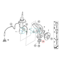 BMW MINI R50 R53 R52 フロント ロアアーム ボールジョイント ナット付 左右共通 クーパー クーパーS JCW 31126783443 31126756309_画像3