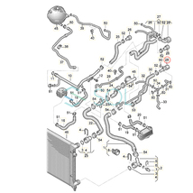 VW パサートオールトラック(365) パサート(3C2 3C5 362 365) パサートCC(357) クーラントホースフランジ 1K0122291C 出荷締切18時_画像2