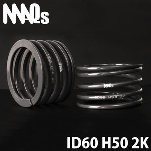 MAQs ID60 H50mm 2K 2本 送料無料 ヘルパースプリング 車高調