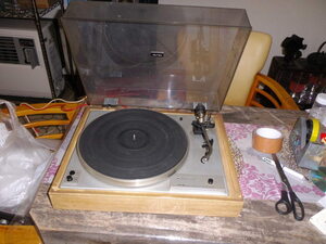  record player Aurex SR-220 turntable rotation verification 