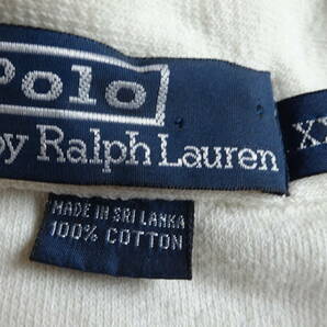 POLOラルフローレン テリークロス 襟付きZipperトレーナー XXL USED BIG SIZE ポロスポーツ RRL NIKE SPORT Levi's 501XX patagoniaの画像4