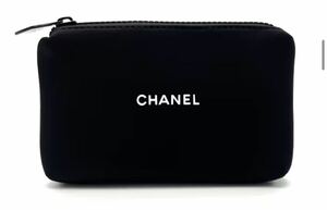 シャネル ノベルティブラック　化粧ポーチ CHANEL　黒　非売品　新品未使用