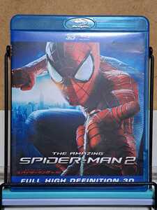 アメイジング・スパイダーマン2 IN 3D # アンドリュー・ガーフィールド / マーベルコミック セル版 中古 ブルーレイ Blu-ray + DVD 3枚組