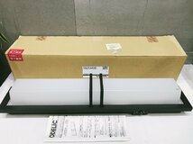 B-g453【未使用品】オーデリック LED一体型ポーチライト 防雨形　横向き取付専用 FL20W相当 昼白色 人感センサ付 黒 OG254495_画像1