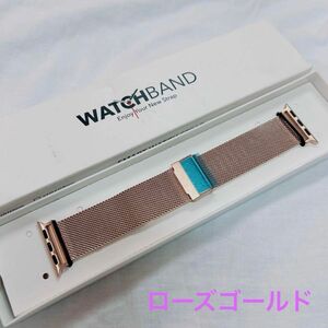 最終SALE★apple watch バンド ステンレス　ローズゴールド