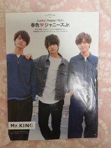 King&Prince♪Mr.KING♪切り抜き 3P♪ピンナップ♪