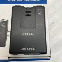 美品☆ALPINEアルパイン☆NXシリーズ用☆HCE-B120V☆VICSアンテナ付き☆ETC2.0☆LED打ち替え済み☆アンテナ分離型☆ナビ連動☆NX2_画像4