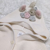 【送料無料】babygap　ベビーギャップ　ユニコーン　ニット　カーディガン　70cm 6-12month　ベビー　子供服_画像4