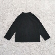 【送料無料】UNIQLO　ユニクロ　長袖　トップス　110cm　黒　ブラック　キッズ　子供服_画像2