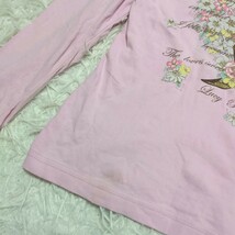 【送料無料】motherways　マザウェイズ　長袖　ロンT　130cm　ピンク　キッズ　子供服_画像6