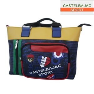 [2023 autumn winter new work SALE] Castelbajac sport /CASTELBAJAC handbag back 40/F size 127- navy blue series 
