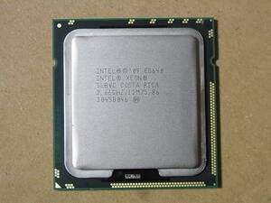 ★Intel Xeon E5640 SLBVC 2.66GHz/12M/5.86 Westmere-EP LGA1366 4コア 8スレッド ② (Ci0824)