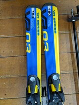 C1019 DYNAMIC VR03 150 150cm/SALOMON C305 カービングスキー/ダイナミック/サロモン 現状品 JUNK_画像4