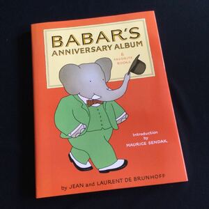  слон. ba монтировка книга с картинками английский язык иностранная книга Babar Франция желтохвост .nof. животное 