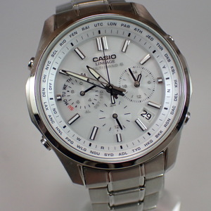 カシオ CASIO LINEAGE リニエージ メンズ　腕時計LIW-M610D　MULTIBAND6　白文字盤