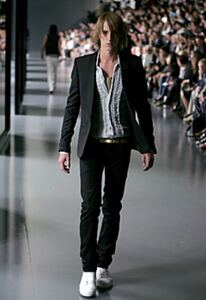 【定価6.3万】ディオールオム 05SSエディ期ボタンフライスキニーパンツ黒28 Dior Homme