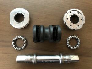 SHIMANO ボトムブラケット BB 軸長　116mm シェル幅　68mm クロモリ