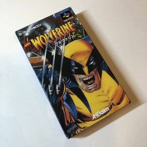 スーパーファミコンソフト　ウルヴァリン　WOLVERINE ハガキ付き　1円スタート　