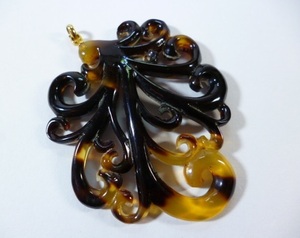 фbook@ tortoise shell pendant top ф tortoise shell pendant 