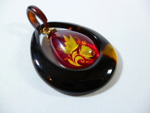 фbook@ tortoise shell pendant top ф tortoise shell 