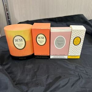 クリスチャンディオール DUNE 30ml 15ml ディオール 香水 ４本セット ディオリモ 30ml EAU de DOLCE VITA 30ml 箱付き 中古