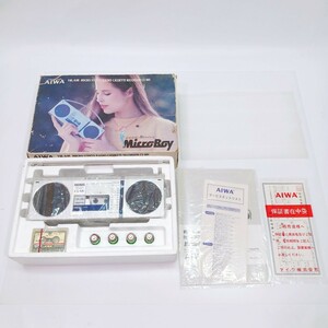 AIWA Micro Boy FM/AM マイクロ ステレオラジオ カセットレコーダー CS-M1 ジャンク