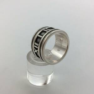 #9155　Tiffany/ティファニー アトラス SV925 リング 指輪 メンズ 指輪 アクセサリー シルバー 銀 数字 ワイド