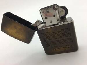 ＃8364　Zippo/ジッポー オイルライター 1989年 大統領レター President 火花確認済み