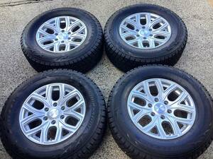 M6912 PREMIX 17インチ 7.5J +25 139.7/6H＆265/65R17 ブリザック スタッドレス 4本 プラド ハイラックス に！