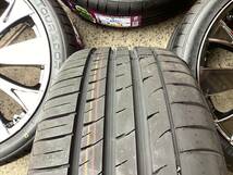 M7019 プリウス 30 50 系に！ RAYS VERUSUS Stratagia SCUDO 7J +48 100 5H 18インチアルミ＆215/40R18 2023年製 未使用 夏タイヤ4本セット_画像9