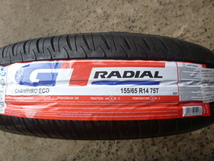 E1749 マナレイスポーツ Euro Speed 14インチ 4.5J +43 100/4H& 新品 155/65R14 夏タイヤ 23年製 4本 軽自動車_画像9