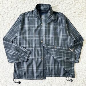 未使用級!! バーバリー ゴルフ【ウインドブレーカー M】BURBERRY GOLF ゴルフウェア アウター ジャケットノバチェック ジャケット