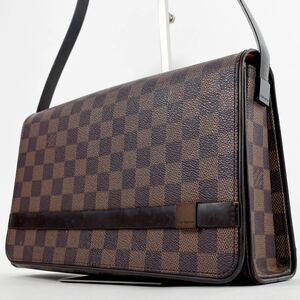 1円■美品■ LOUIS VUITTON ルイヴィトン トライベッカ ロン カレ ダミエ ショルダーバッグ トートバッグ 肩掛け N51160