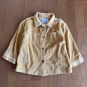 ◎169【美品】ZARA コーデュロイシャツ 110cm