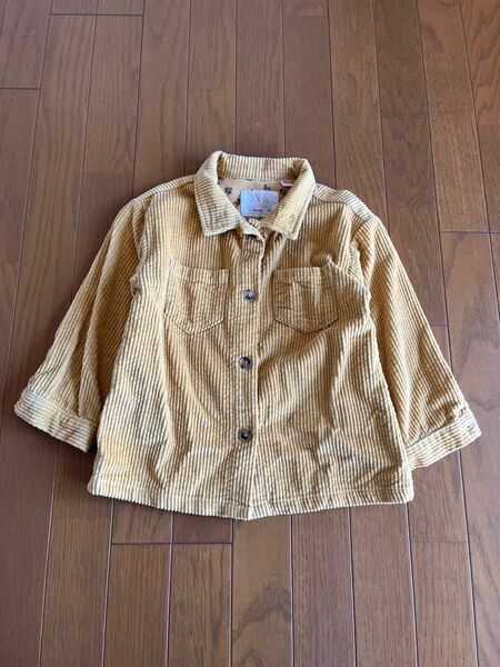 ◎169【美品】ZARA コーデュロイシャツ 110cm