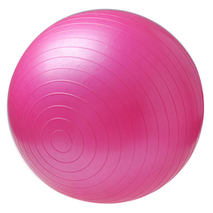 バランスボール 55cm フィットネスボール ピラティスボール ヨガ 椅子 厚い 滑り止め ピンク