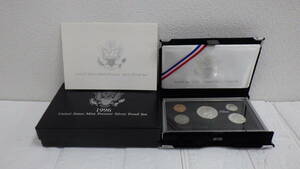 #11954B 【銀貨】 アメリカミントプルーフコイン 1996年 セット 計5枚 United States Mint Proof Set 1996 ケース・箱入り