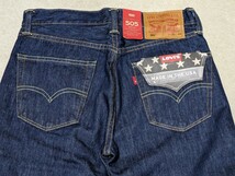 Levis 505 アメリカ製 W29 L34 ホワイトオークデニム デッドストック リーバイス ジーンズ _画像3