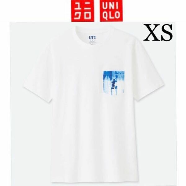新品タグ付き☆UNIQLO×DisneyコラボTシャツ XS ミッキーブルー ユニクロ UT