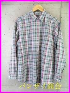 5020b1* beautiful goods *Christian Dior Christian Dior long sleeve check shirt M/ jacket / blouson / coat / men's / man / gentleman 