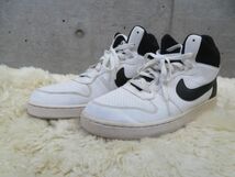 3220b20◆良品です◆27cm◆NIKE ナイキ レザー ハイカットスニーカー/バスケットボールシューズ/バッシュ/靴/ターミネーター_画像3